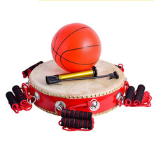 FLD-TZB10-10扁鼓拓展道具鼓动人心户外训练击鼓颠球团队游戏道具同心鼓趣味运动会活动器材
