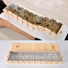 丞鑫 火龙灸具家用龙骨灸督脉灸长蛇灸盒铺灸盒隔姜灸工具艾灸背部脊椎 小号龙骨灸(70*10*10厘米)