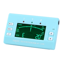 小天使Musedo古筝调音器专用妙事多电子通用校音器节拍三合一 【蓝色】MT-100B 民乐调音节拍