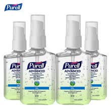 普瑞来（PURELL）60ML泵头 进口凝胶免洗洗手液4瓶装