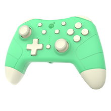 良值(IINE)适用任天堂Switch/Lite通用Pro唤醒蓝牙无线手柄 连发体感NFC NS配件 二代唤醒蓝绿色-L469