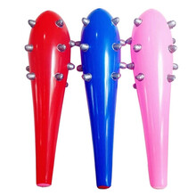 稚气熊 充气狼牙棒 玩具舞蹈比赛活动用品道具 充气锤子儿童健身玩具 55厘米8个+打气筒 颜色随机