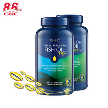 国际	
健安喜 GNC 三倍鱼油迷你软胶囊 Omega-3&DHA1000mg*240粒*2瓶 美国原装进口