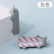 家具角边防撞转角护角卡通防碰贴桌子四角尖角护边包边棱角保护套 灰色4只装