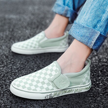 痕酷品牌 男童帆布鞋2021春夏季经典款休闲4幼儿5儿童鞋7轻便软底9女童板鞋韩版宝宝布鞋中小童十岁 B2856 绿色 25