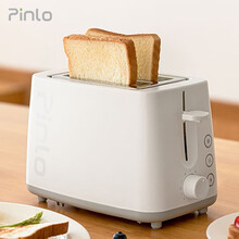 小米生态（Pinlo）烤面包机家用多功能多士炉6档烘烤不锈钢内胆吐司加热机 烤面包机PL-T075W1H