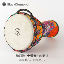 solo非洲鼓儿童入门初学者幼儿园标准8寸民谣鼓专业乐器丽江手鼓 【免调音】10 绚彩款