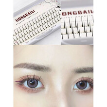 博主仙子毛网红款单簇假睫毛朵毛10mm 11mm自然c翘好看 宏佰利12mm 仙子毛