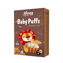 禾泱泱  宝宝零食 泡芙条 糙米味 有机 入口即溶 进口 1盒装20g 6个月+