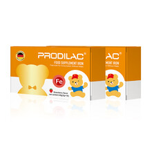 贝德立克德国原装进口微囊铁 婴童款 16袋*3g/盒(草莓味)两盒装