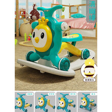 婴儿学步车防o型腿多功能防侧翻宝宝手推车三合一学走路助步玩具2 4合1-清幽绿+防摔枕(学步车/溜溜车/滑板车/摇