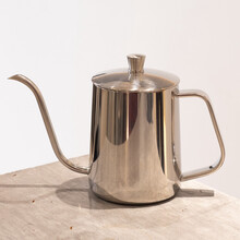 手冲咖啡温度计 304不锈钢挂耳长嘴壶细口壶套装带温度计防烫把手600ml Y1手冲壶(600ml镜光)