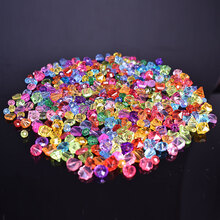 儿童串珠手工diy制作材料宝石玩具手链项链女孩穿珠礼物益穿珠子 亚克力串珠250克(半斤) 送材料包