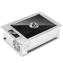 MAKEJOY韩式电烤炉方形烧烤炉无烟烤鱼嵌入式烧烤红外加热 电陶炉加热功率1500/2000W 上排风