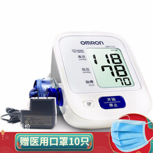 欧姆龙（OMRON）智能电子血压计HEM-7124上臂式老人量测量仪家用 HEM-7124+原厂电源+电池+保修