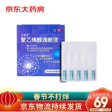 信东 聚乙烯醇滴眼液 0.5ml*20支 润眼液 缓解疲劳眼干眼涩 人工泪液 眼药水 效期到2021年9月1日