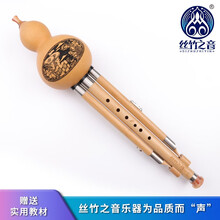 丝竹之音 楠竹升级款葫芦丝 通用型 成人儿童 初学 演奏型 民族乐器 D调