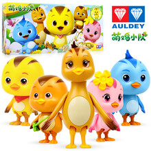 奥迪双钻（AULDEY） 萌鸡小队玩具可动公仔朵朵欢欢麦奇音乐发声机器人儿童公仔套装组合 萌鸡小队公仔迷你5款全套【现货】