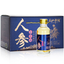 伟博精选东北长白山人参酒 人参全鹿酒 鹿鞭枸杞滋补酒白酒42度6瓶礼盒装 150ml*6瓶/盒900g