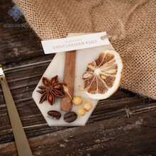 京普斯 情人节礼物干花香薰蜡片摆件卧室家居装饰香薰片送女友送朋友闺蜜 柠檬