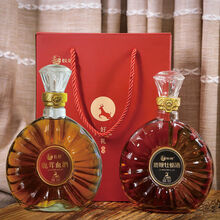 鹿鞭酒鹿茸血酒三鞭酒滋补药酒38度500ml毫升礼盒装保密发货 500ml鹿茸血酒+鹿鞭牡蛎酒礼盒装