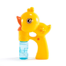 育儿宝 儿童泡泡机玩具男孩女孩网红小猪泡泡相机自动吹泡泡枪泡泡水 萌萌鸭泡泡枪