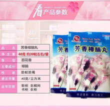 樟脑丸衣柜防霉防蛀防虫芳香去味透气独立包装防潮樟脑球 6包透气纸/120颗