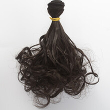 新品新品sd可儿AS娃叔bjd叶罗丽内扣梨花卷娃娃假发手工DIY发排15cm 6# 横长1米，竖长15厘米