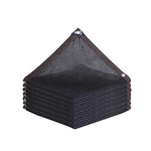 巨成 黑色遮阳网防晒隔热网户外遮光网庭院阳台遮阴遮光布 双包边打孔8针10*20米 可定制 