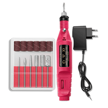 精沐美甲电动打磨机磨甲器迷你笔式电池款卸甲打磨器去角质死皮手指甲脚趾甲抛光修护工具磨甲笔 【插电款】磨甲机