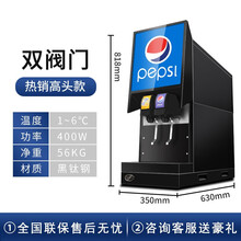 钦樽可乐机商用可乐糖浆小型自助可乐机现调碳酸饮料机全自动汉堡店 双阀门【高头款】