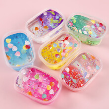 尔苗【6大盒装】抖音同款起泡胶成品网红假水泥越玩越大拉丝棉花彩泥水晶泥史莱姆非牛顿流体男女孩解压玩具 大六盒珠光贝壳起泡胶 单盒280ml*6