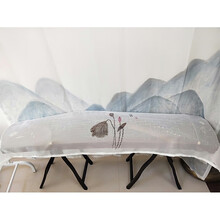 京炫（JINGXUAN)手绘古筝罩防尘罩中国风大小古筝罩定做120 125 130 135 163原 163-165古筝罩禅意莲蓬莲叶