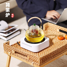 诺洁仕(LOCUS)电陶炉小型茶炉煮茶电磁炉功夫茶泡茶炉迷你 方形M-T2白色单机(不配壶)