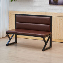 雅迎 奶茶店桌椅 咖啡西餐厅甜品火锅店卡座沙发酒吧桌椅组合厂家 k字型卡座