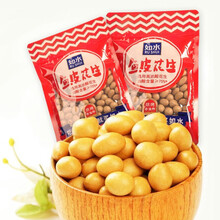 如水鱼皮花生500g罐 一口回到小时候 花生鱼皮豆炒货网红孕妇办公室坚果休闲零食 鱼皮花生200g*5袋