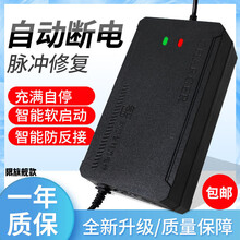 适用于电动车电瓶车铅酸电池智能充电器48v60v72v12ah20ah32ah 48V20Ah T型通用 普通款