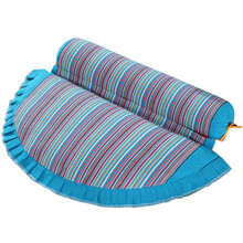 艾草颈椎枕头护颈椎助睡眠睡觉专用纯艾叶安神失眠多功能修复家用 蓝色