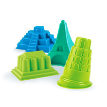 Hape儿童沙滩玩具套装 宝宝大号玩沙子工具沙漏 挖沙戏水铲子 沙滩模具套装