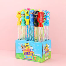 【好店认证】卡通儿童泡泡棒亲子户外互动吹泡泡水玩具环保多种卡通头造型 20支38CM泡泡空棒+22包浓缩液