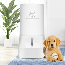 共度 猫碗猫咪自动喂食器饮水机器防打翻猫狗粮饭盆储粮桶宠物笼子悬挂式猫碗喂食器狗狗食盆 3.8L大容量自动喂水器