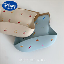 迪士尼6个月-5岁小孩子吃饭玩耍时穿的丹麦围嘴婴儿围兜硅胶口水巾食饭兜软防脏神器宝宝吃北欧 2件拍下备注款式