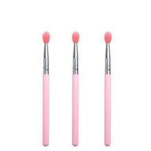 硅胶唇刷迷你便携款唇膜刷女口红涂刷棒小巧初学者涂唇唇线笔 大号粉杆粉刷3支 其它材质