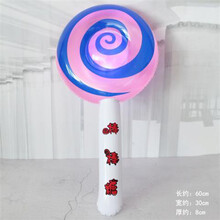 稚气熊 充气锤子充气锤吹气儿童玩具动物棒大号气锤空气锤动物气球棒青蛙 棒棒糖(颜色随机)任意2个