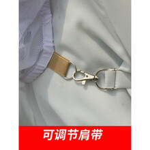 养蜂帽子遮脸蜜蜂帽蜂罩全套收蜂帽子护蚊加厚蜂帽