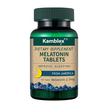 康百力 松果体素片60片安眠片帮助睡眠成人维生素b6褪黑素 1瓶装