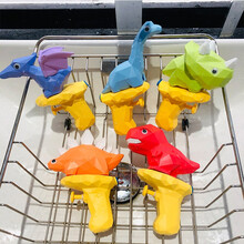 恐龙小水枪具2岁3岁4岁宝宝网红抖音同款剑龙三角龙翼龙儿童洗澡戏水沙滩泳池水上乐园小号卡通呲水枪 三个装恐龙水枪【指定款式备注】