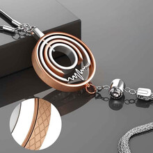 卡斯兰 高档汽车挂件车内饰品水晶汽车挂饰件车载后视镜吊坠男女士奔驰宝马奥迪新车送礼 日夜同辉