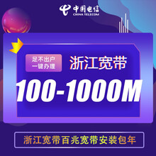 中国电信 浙江电信宽带办理杭州宁波温州金华绍兴台州湖州宽带官方 500M宽带 杭州*萧山*余杭两年 新装/续费