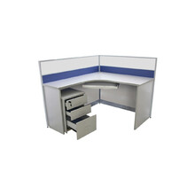 悦山 办公室转角工位屏风工位职员办公桌